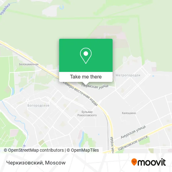 Черкизовский map