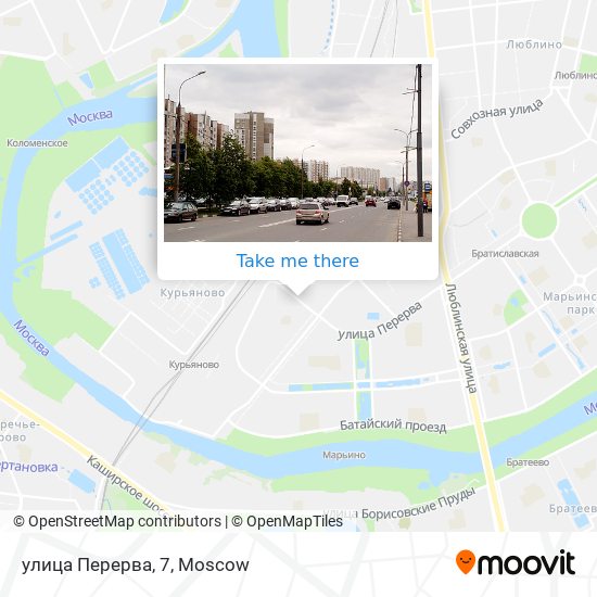 улица Перерва, 7 map