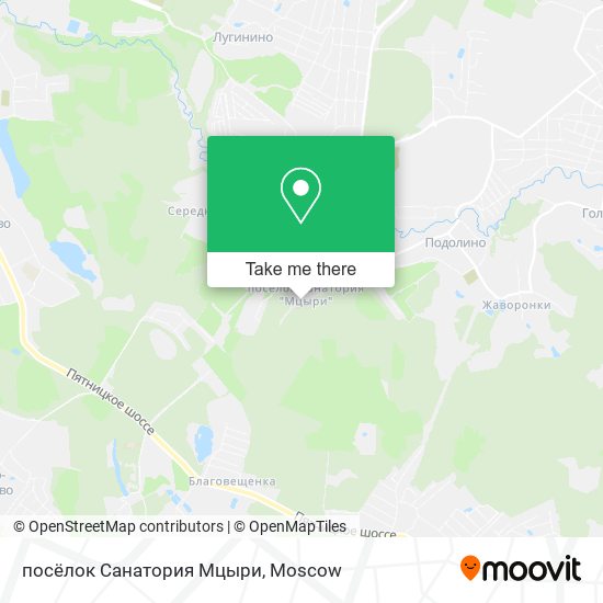 посёлок Санатория Мцыри map