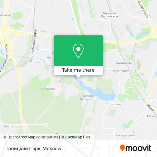 Троицкий Парк map