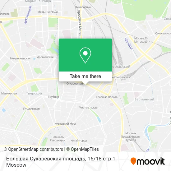 Большая Сухаревская площадь, 16 / 18 стр 1 map