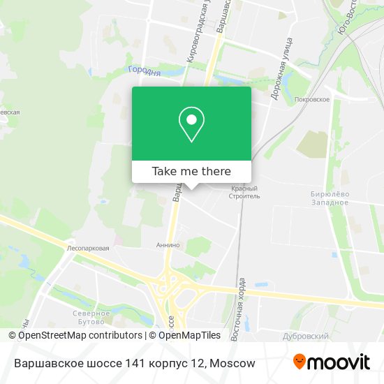 Варшавское шоссе 141 корпус 12 map