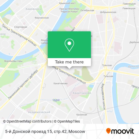 5-й Донской проезд 15, стр.42 map