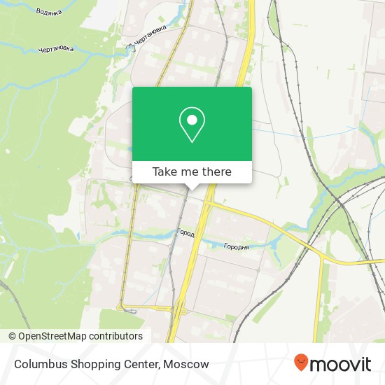 Columbus Shopping Center map