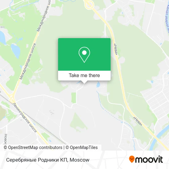Серебряные Родники КП map
