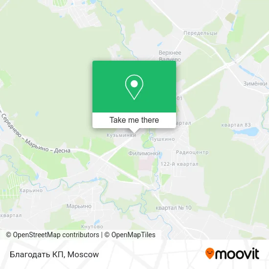 Благодать КП map