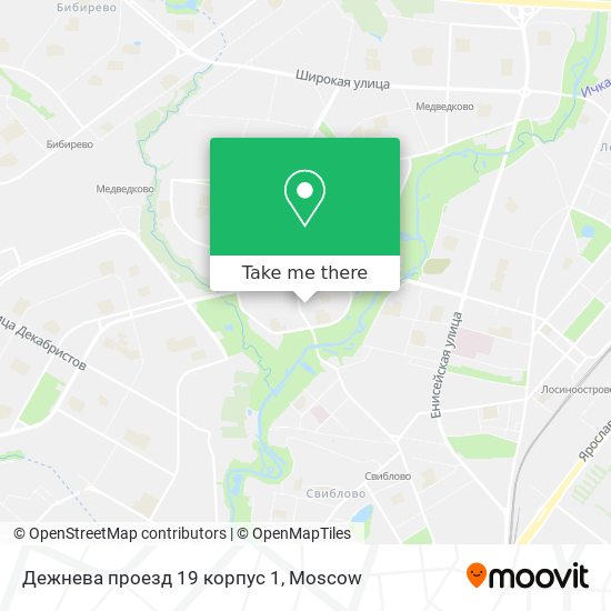 Дежнева проезд 19 корпус 1 map