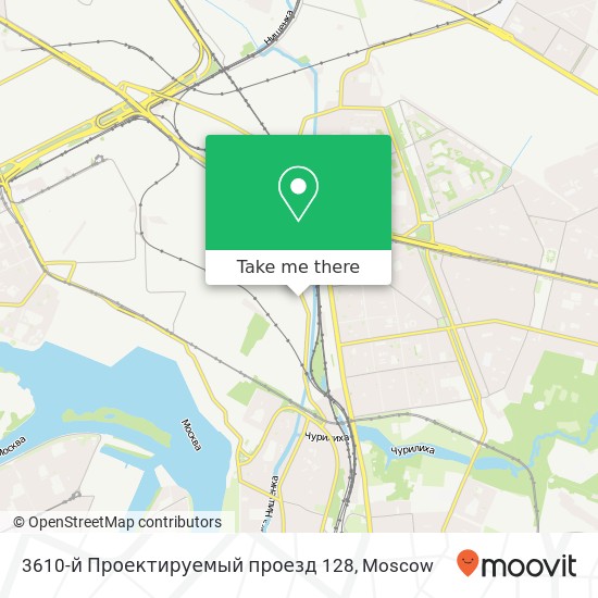 3610-й Проектируемый проезд 128 map