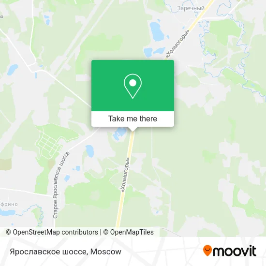 Ярославское шоссе map