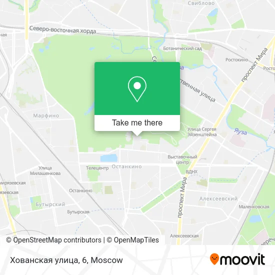 Хованская улица, 6 map