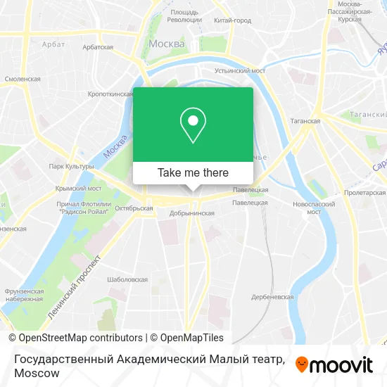 Государственный Академический Малый театр map
