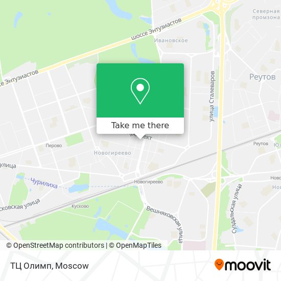 ТЦ Олимп map