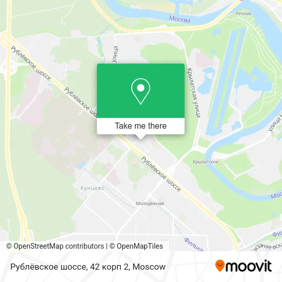 Рублёвское шоссе, 42 корп 2 map