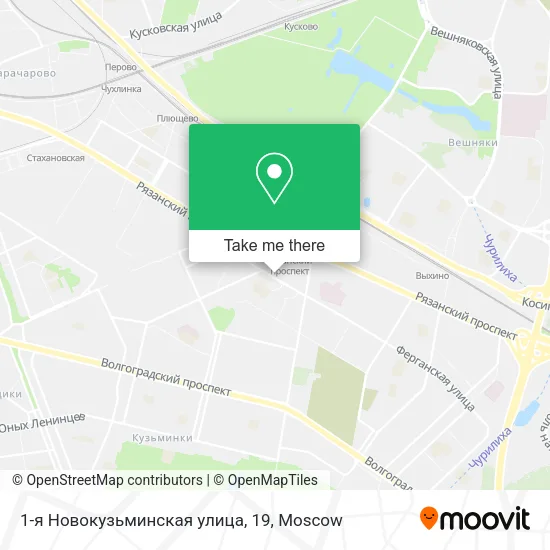1-я Новокузьминская улица, 19 map