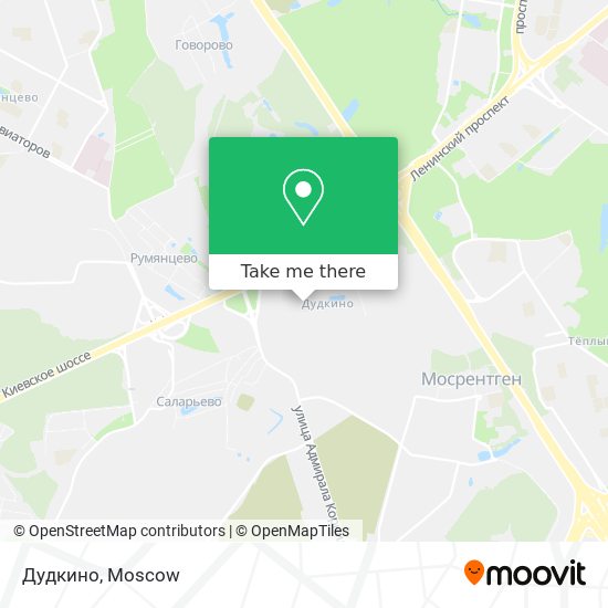Дудкино map