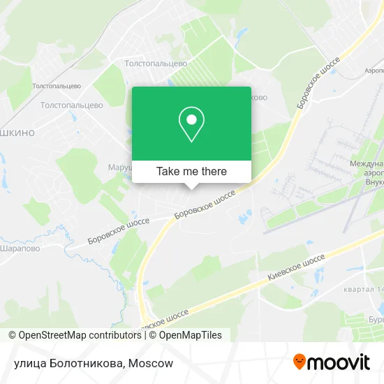 улица Болотникова map