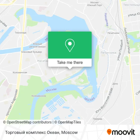 Торговый комплекс Океан map