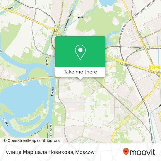 улица Маршала Новикова map