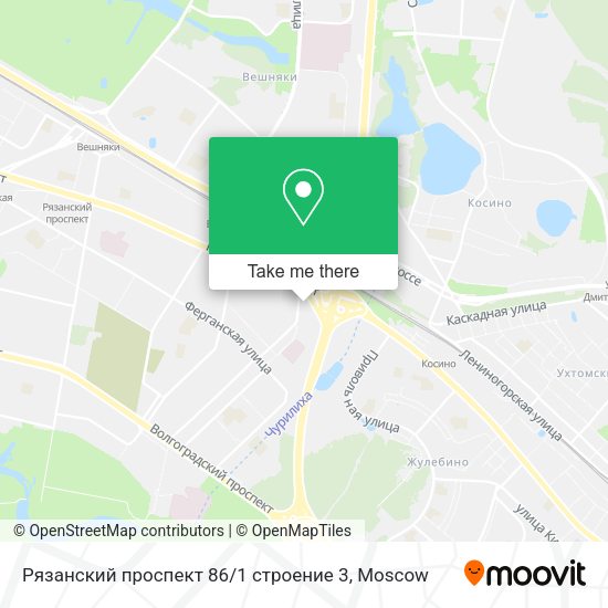 Рязанский проспект 86 / 1 строение 3 map
