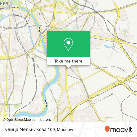 улица Мельникова 109 map