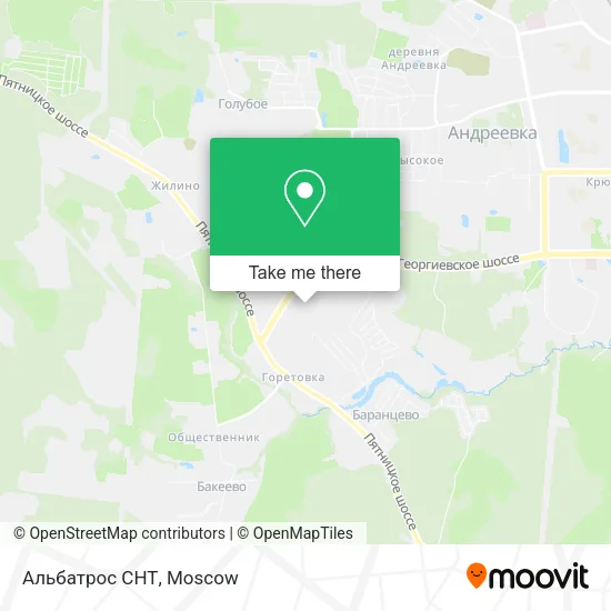 Альбатрос СНТ map