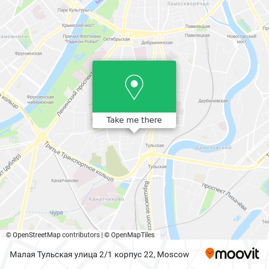 Малая Тульская улица 2 / 1 корпус 22 map