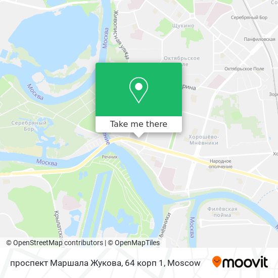 проспект Маршала Жукова, 64 корп 1 map