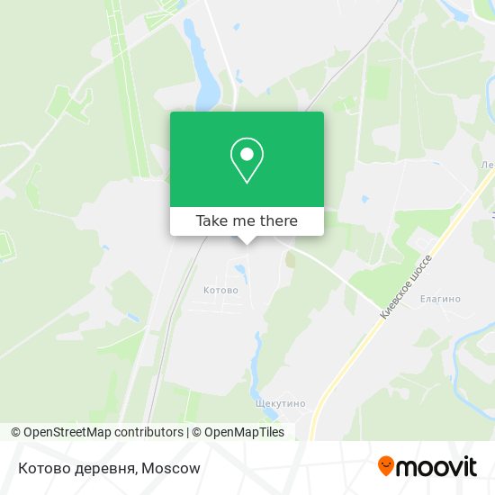 Котово деревня map