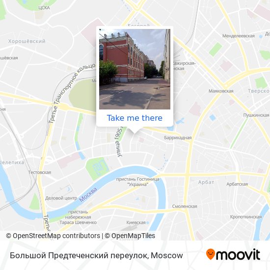 Большой Предтеченский переулок map