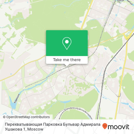 Перехватывающая Парковка Бульвар Адмирала Ушакова 1 map