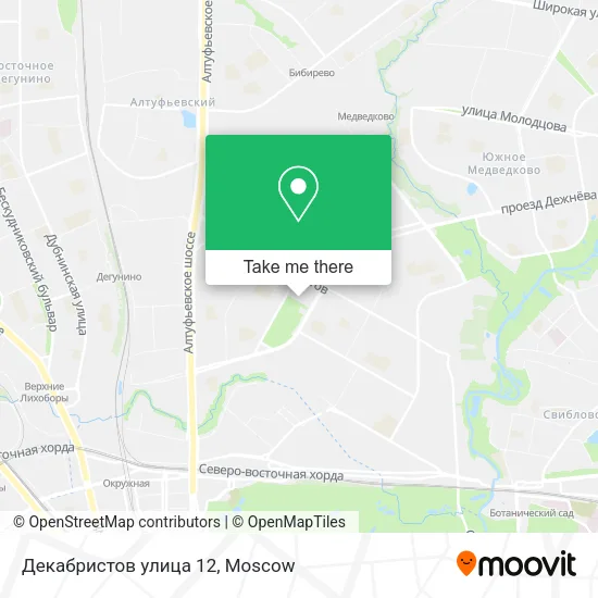 Декабристов улица 12 map