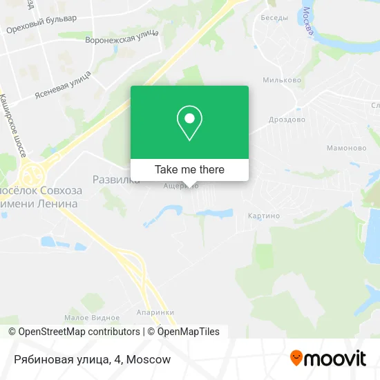 Рябиновая улица, 4 map