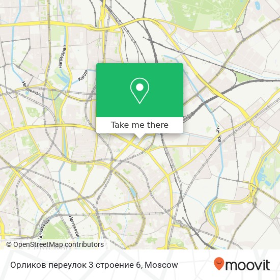 Орликов переулок 3 строение 6 map