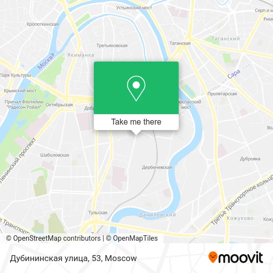 Дубининская улица, 53 map