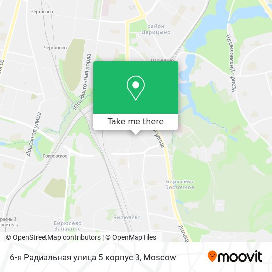 6-я Радиальная улица 5 корпус 3 map