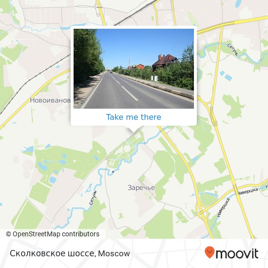 Сколковское шоссе map
