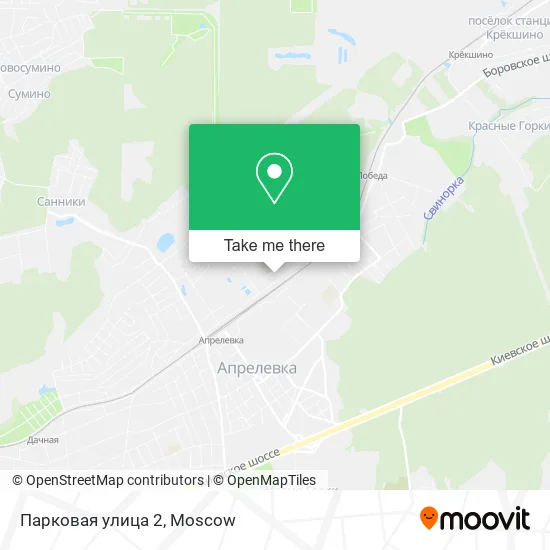 Парковая улица 2 map