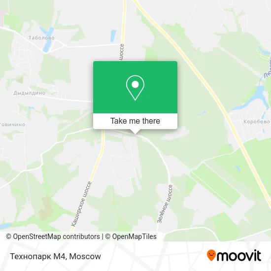 Технопарк М4 map