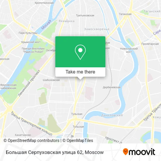 Большая Серпуховская улица 62 map