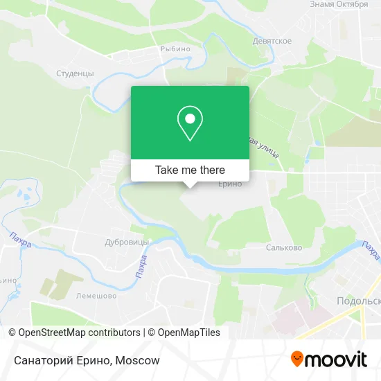 Санаторий Ерино map