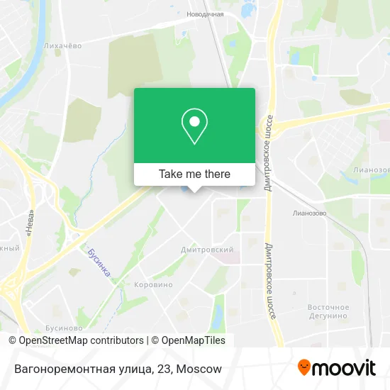 Вагоноремонтная улица, 23 map