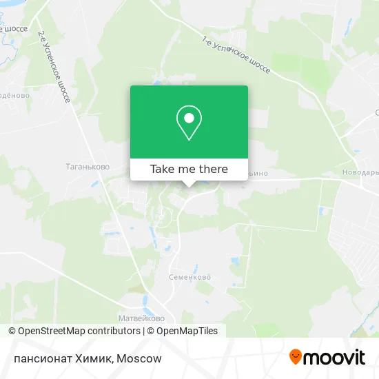 пансионат Химик map