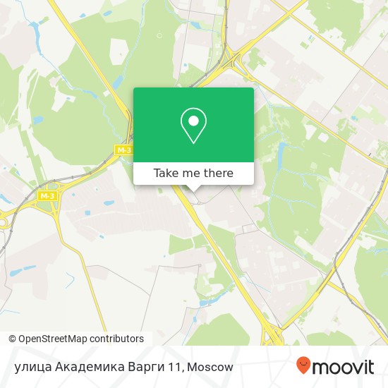 улица Академика Варги 11 map