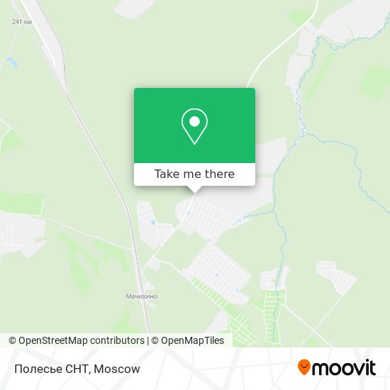 Полесье СНТ map