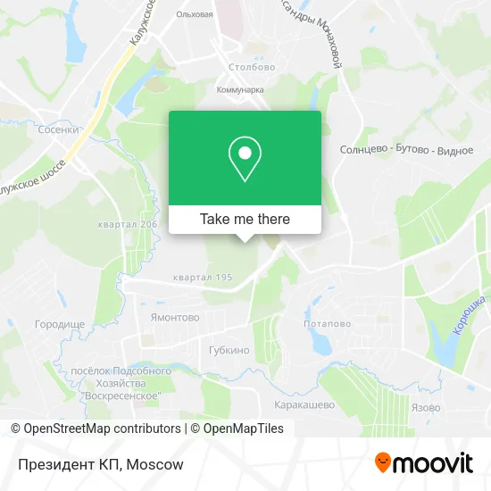Президент КП map