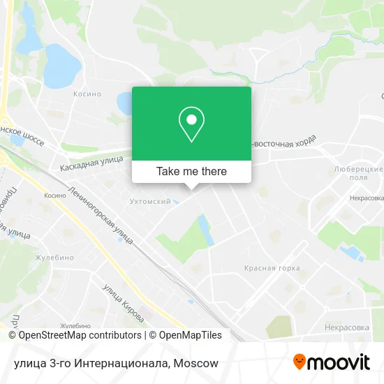 улица 3-го Интернационала map