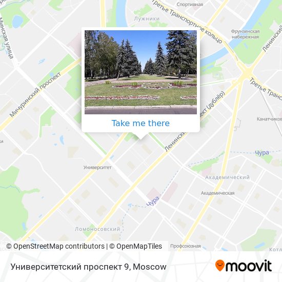 Университетский проспект 9 map