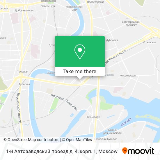 1-й Автозаводский проезд д. 4, корп. 1 map