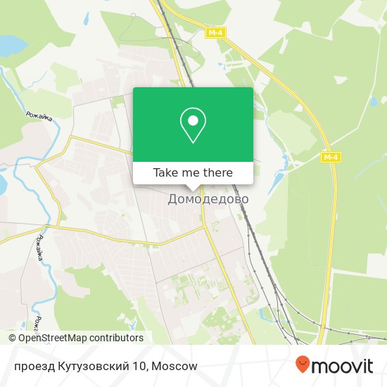 проезд Кутузовский 10 map