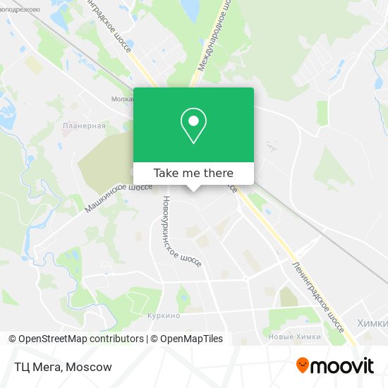 ТЦ Мега map